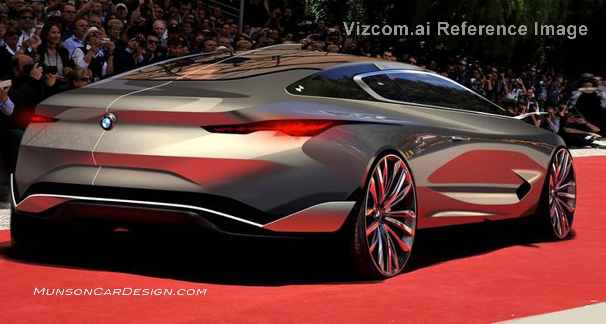 BMW rendering used as Vizcom.ai reference image