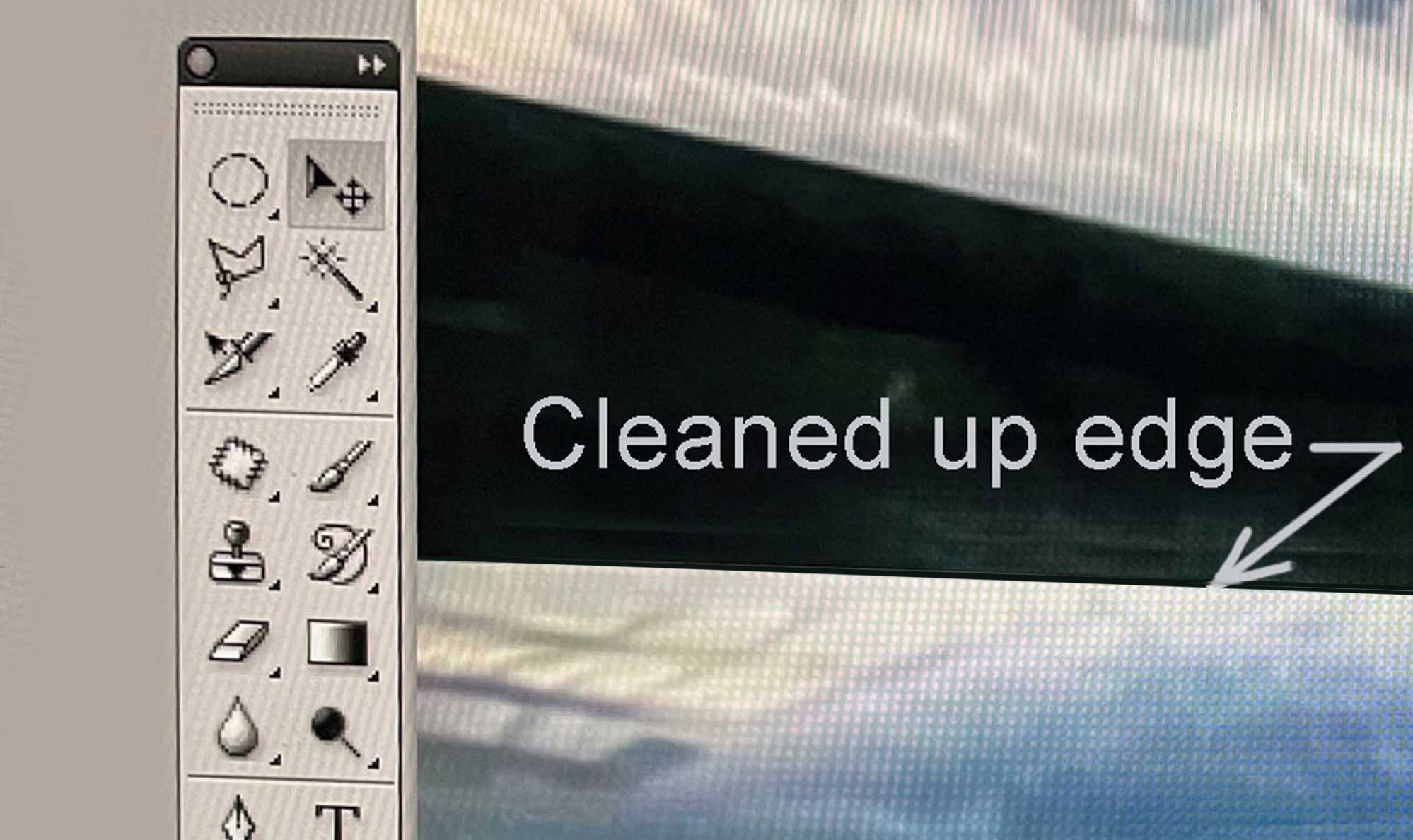 Adobe Photoshop tip for cleaning up edges
