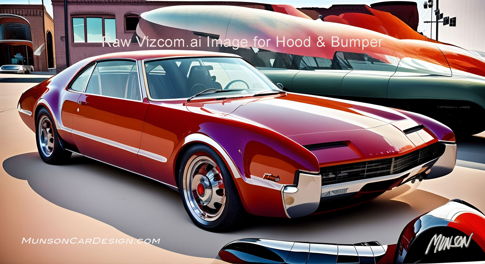 Hood & bumper Vizcom.ai generated image