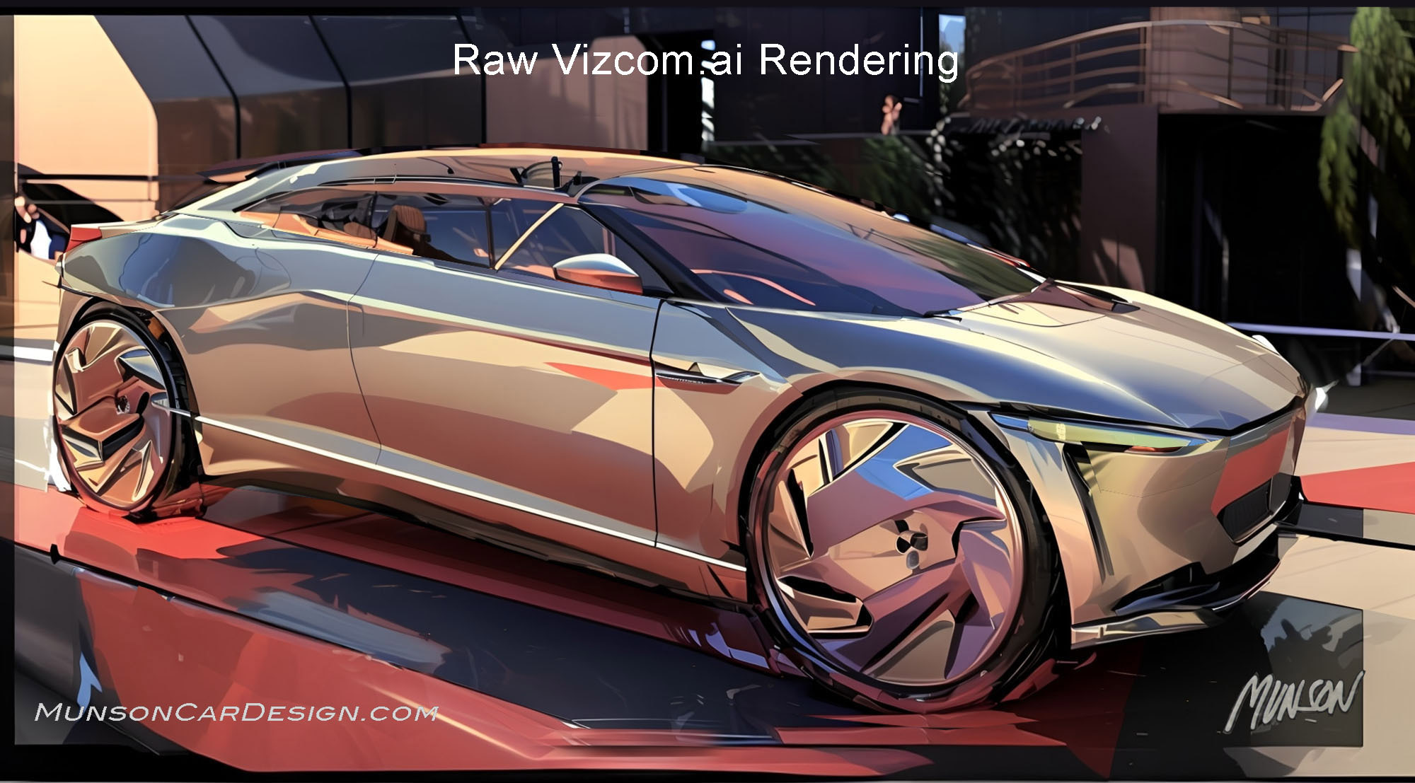 Composite of 4 raw Vizcom.ai renderings combined in Photoshop