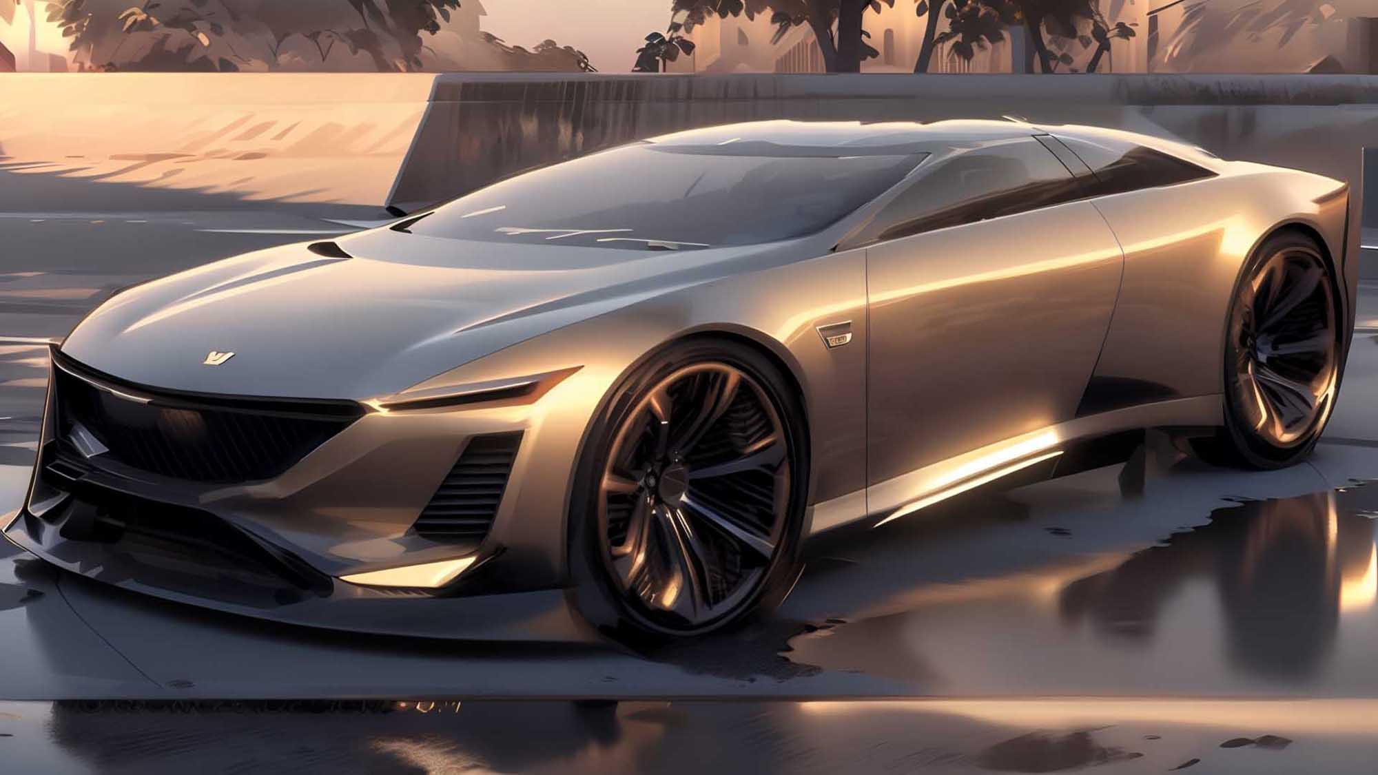 Cadillac coupe concept using Vizcom.ai