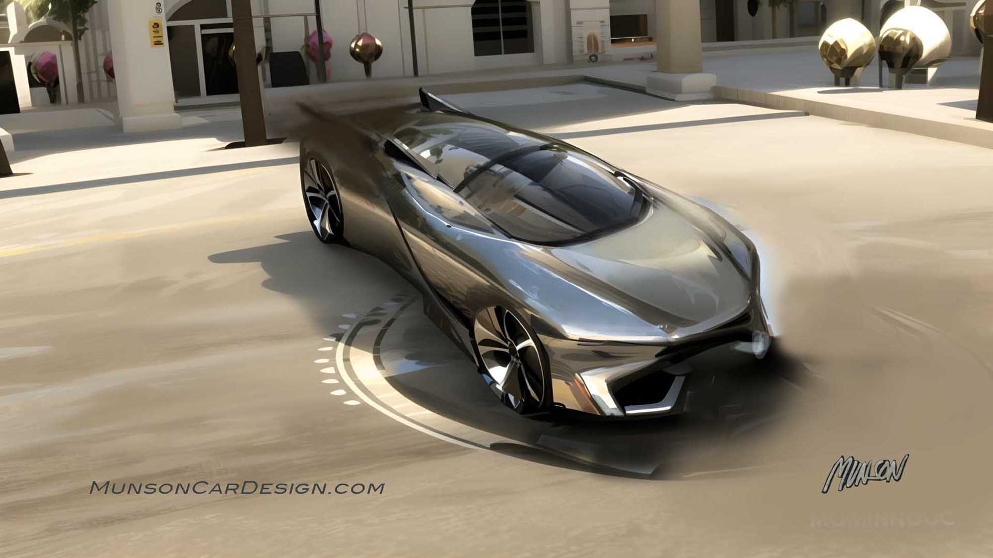 Buick Wildcat sketch using Vizcom.ai