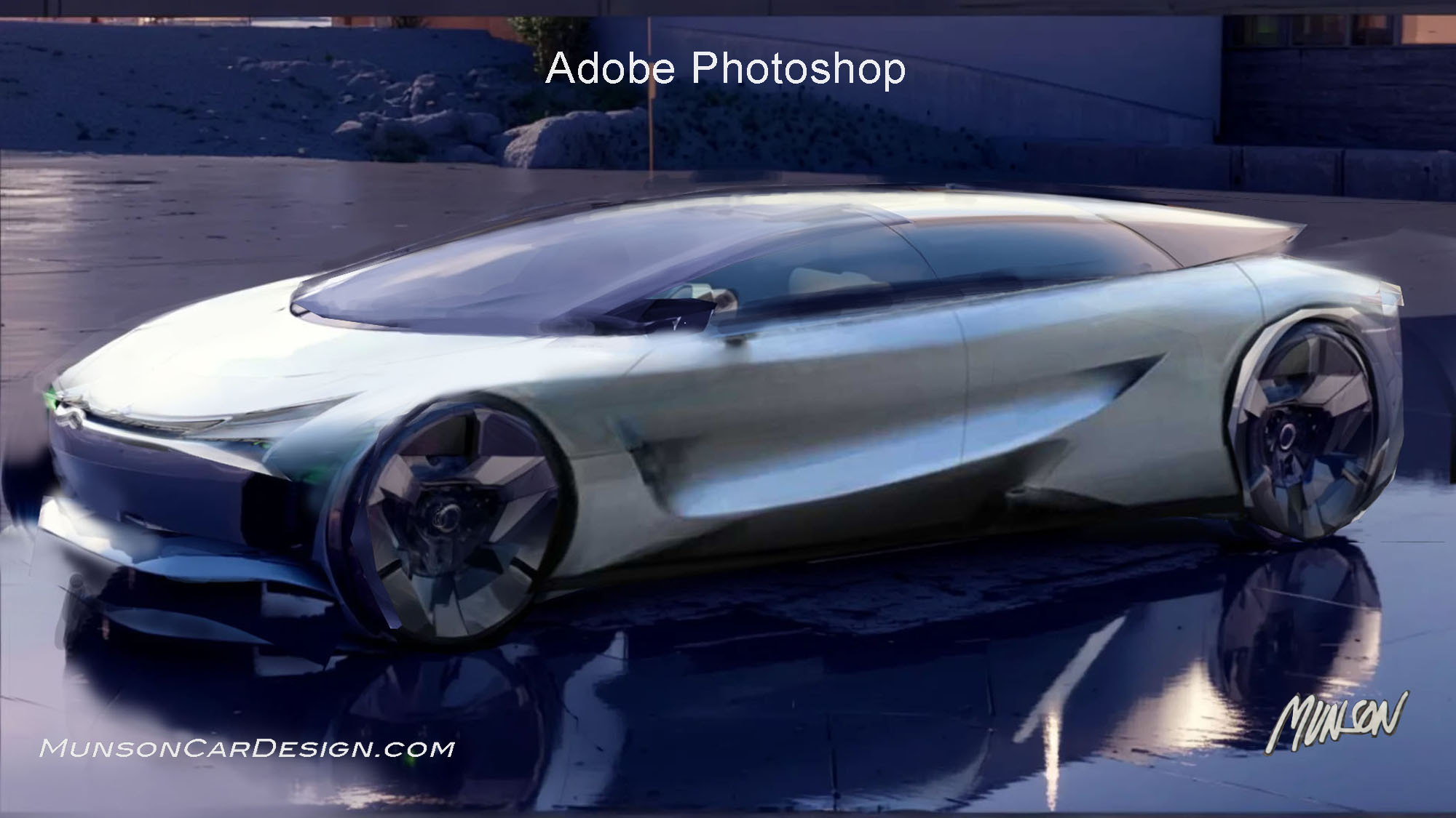 Citroen using Adobe Photoshop