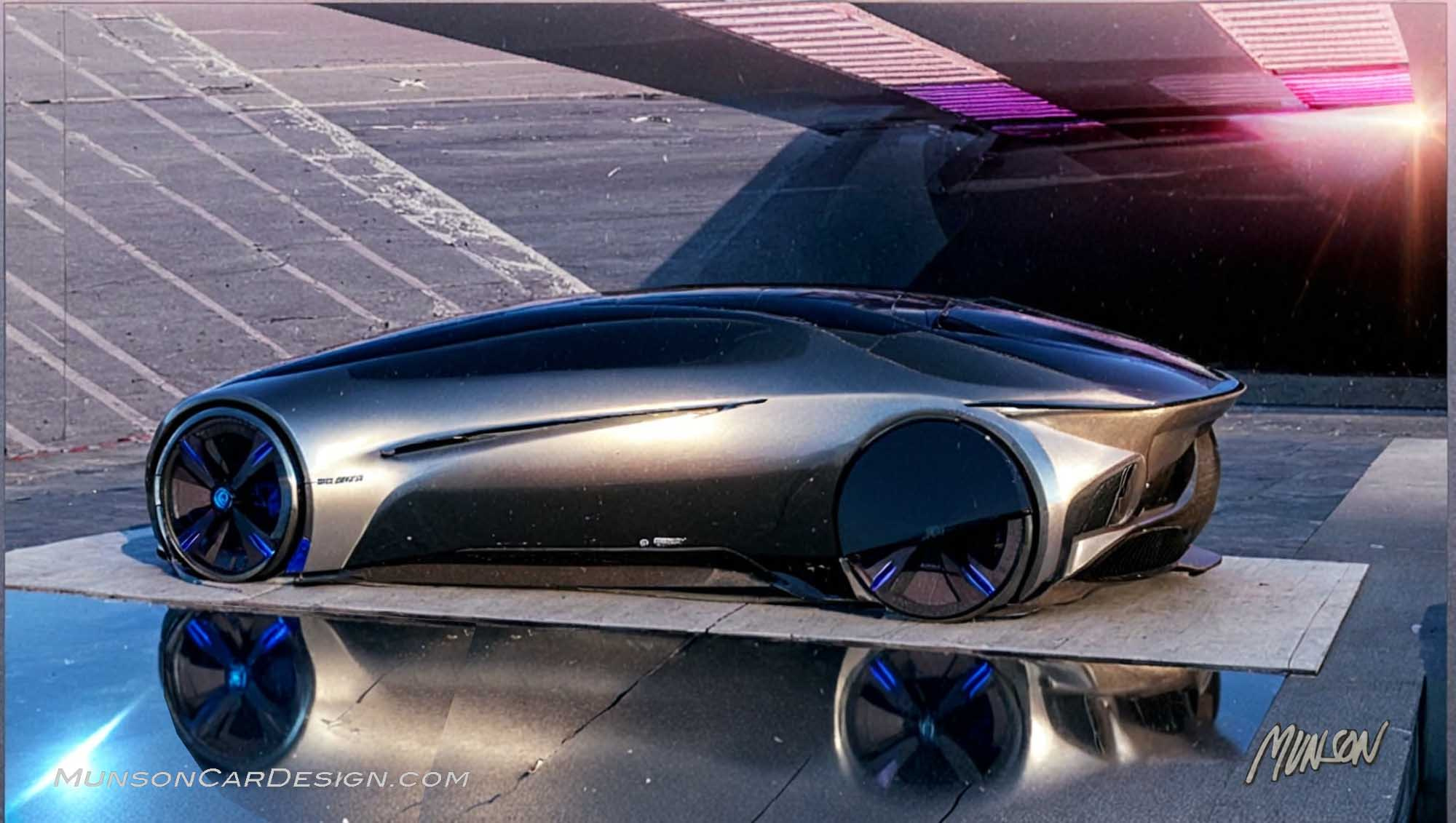 Raw Vizcom.ai generated image of Mercedes-Benz autonomous