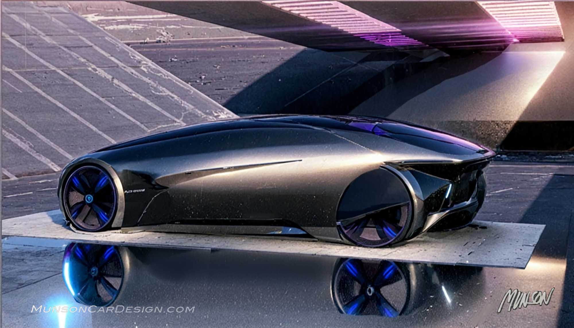 Raw Vizcom.ai generated image of Mercedes-Benz autonomous