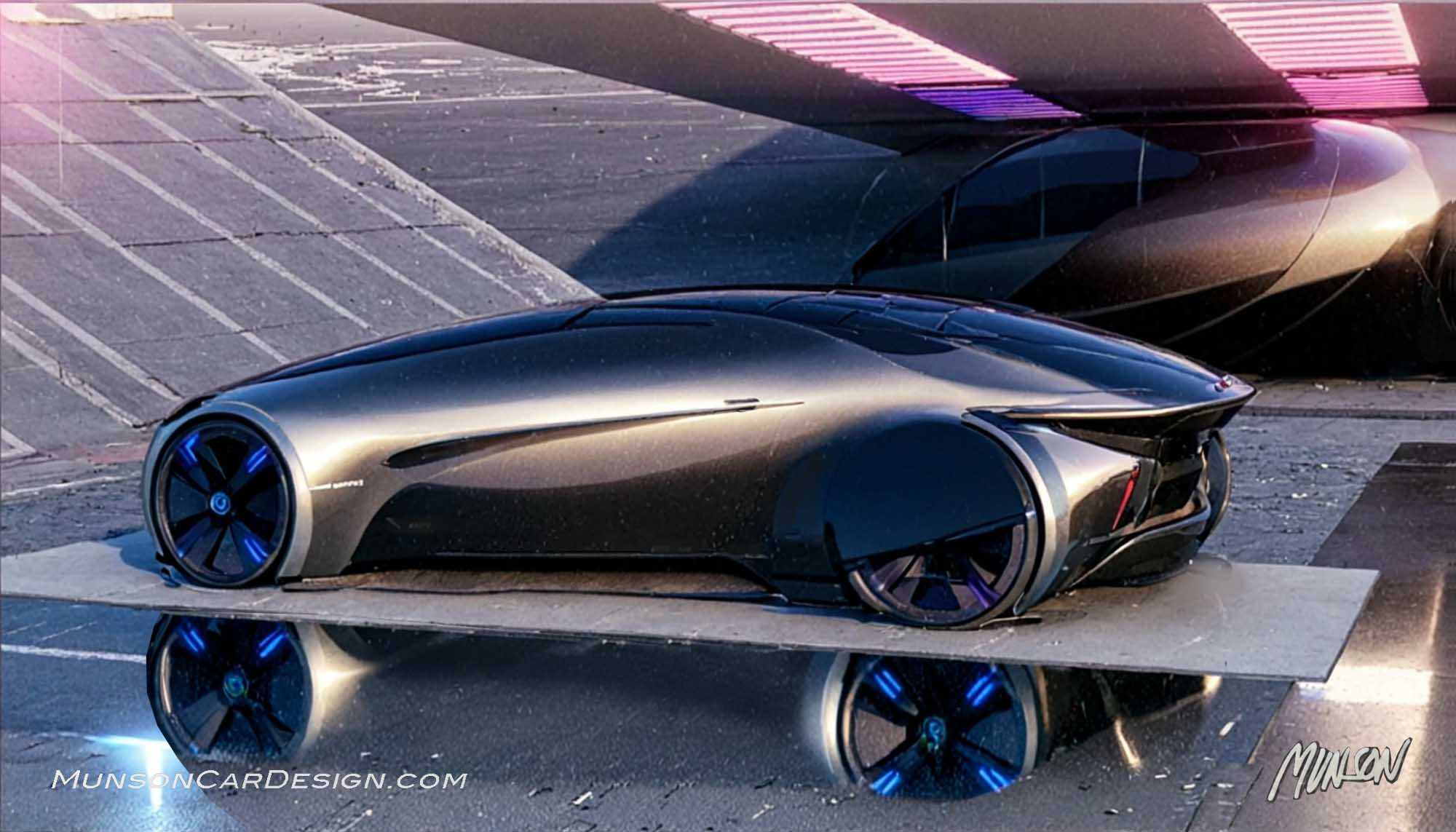 Raw Vizcom.ai generated image of Mercedes-Benz autonomous