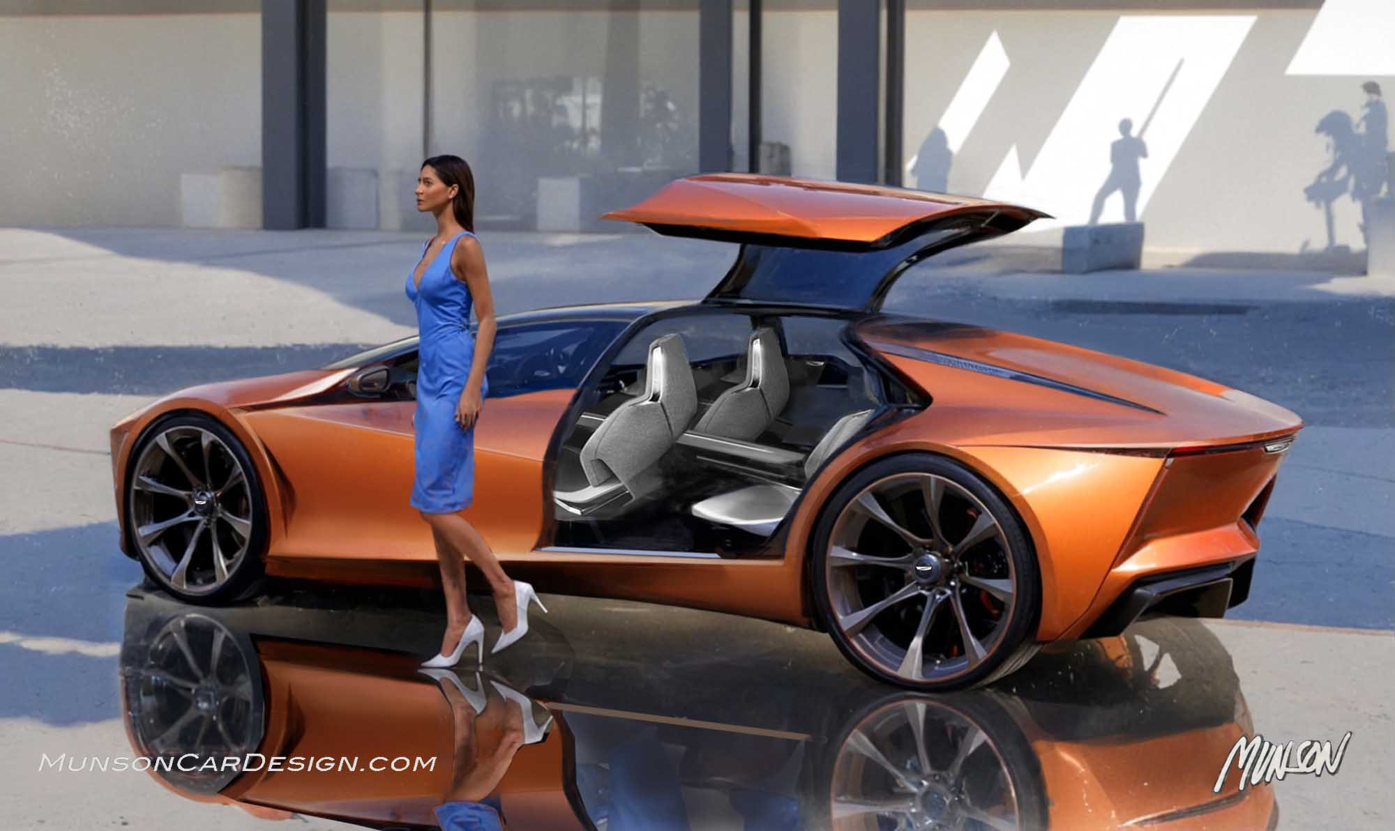 Cadillac Vision Exterior Concept using Adobe Photoshop, Vizcom.ai and Runway ML