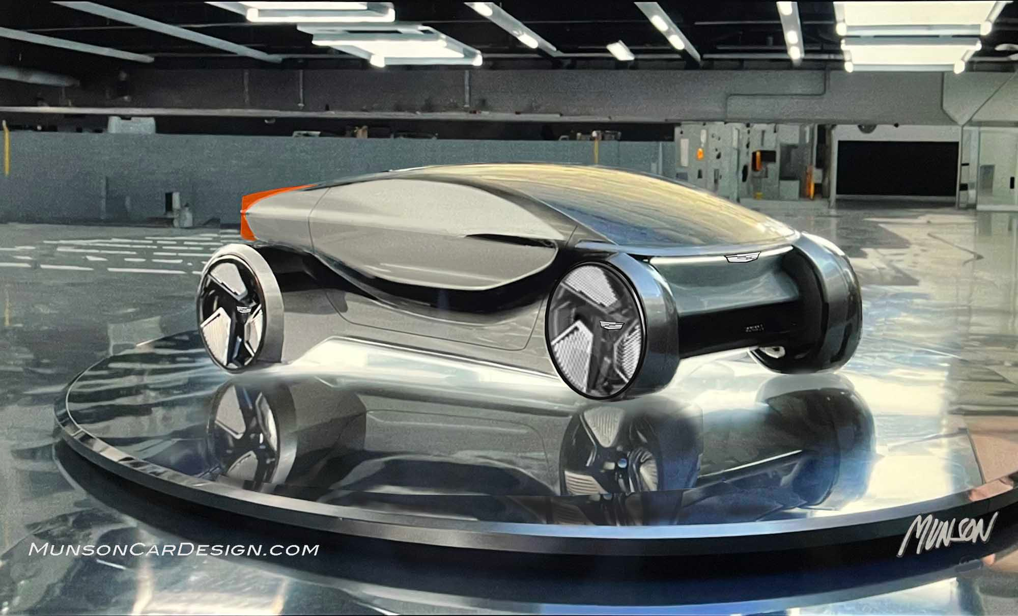 Cadillac using Adobe Photoshop, Vizcom.ai and ChatGPT Sora