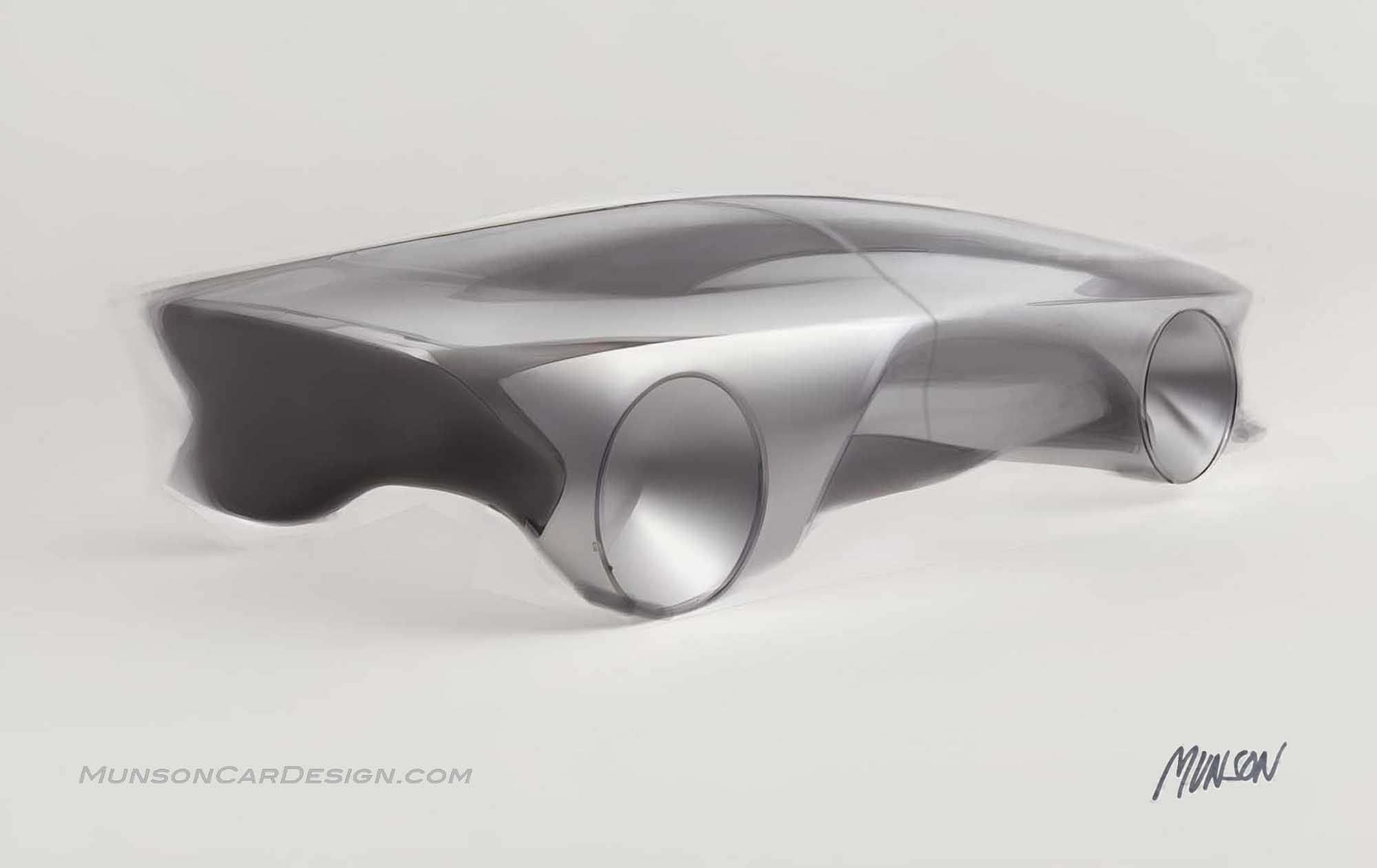 Vizcom version of raw sketch