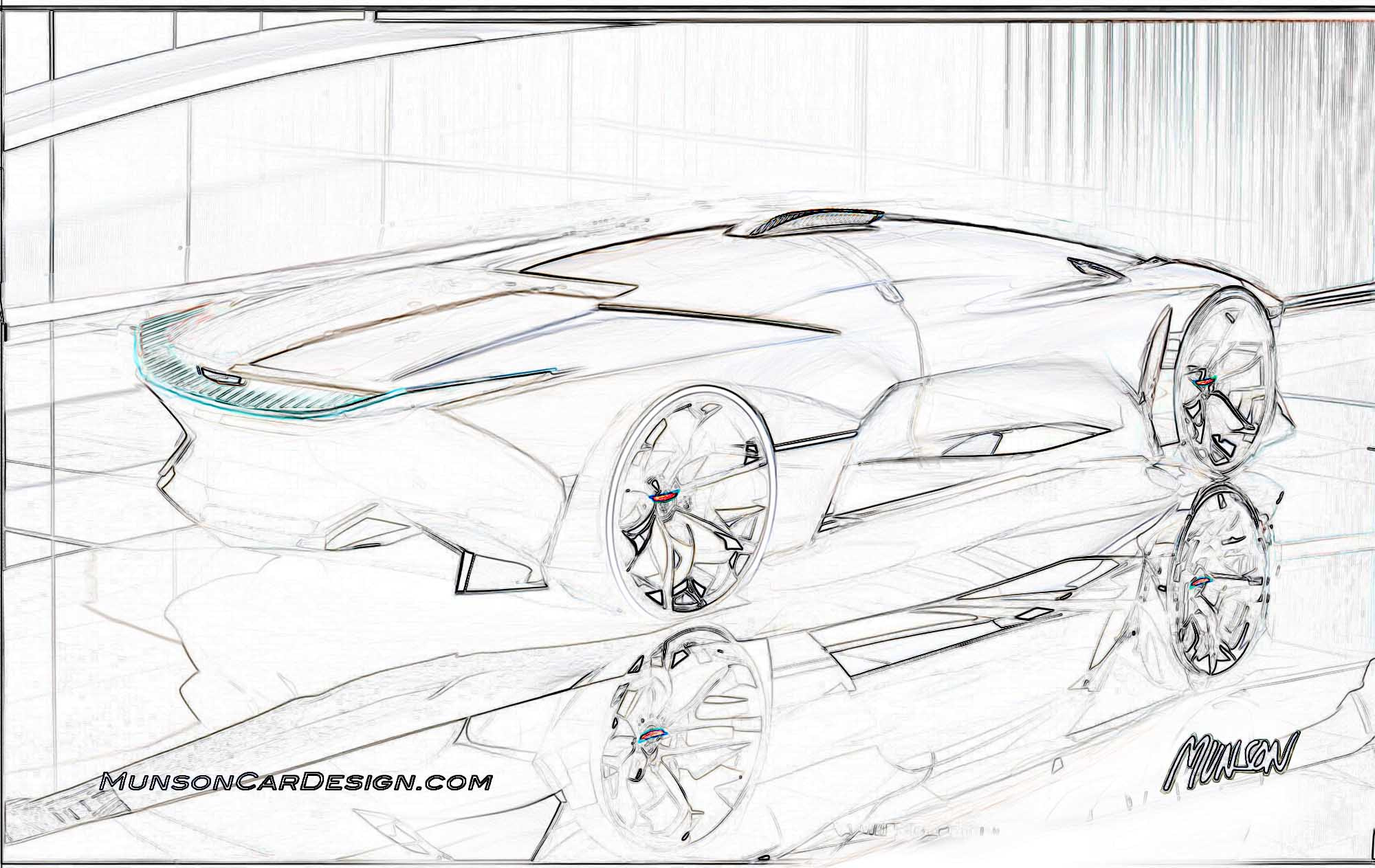 Refining form study using Photoshop Find Lines