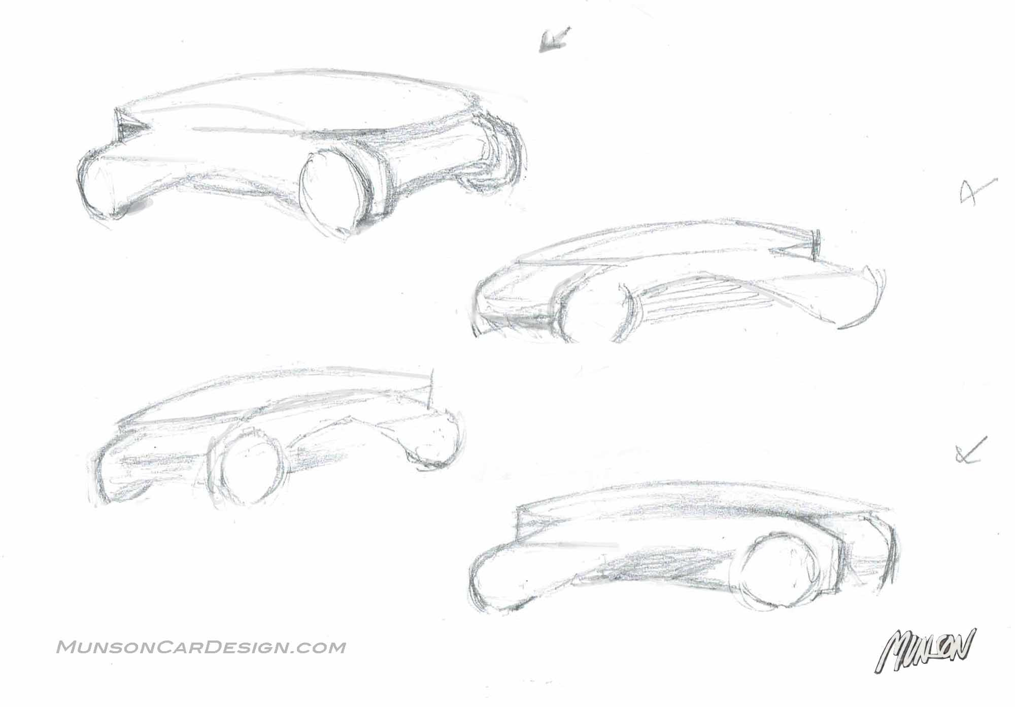 raw pencil sketches on paper