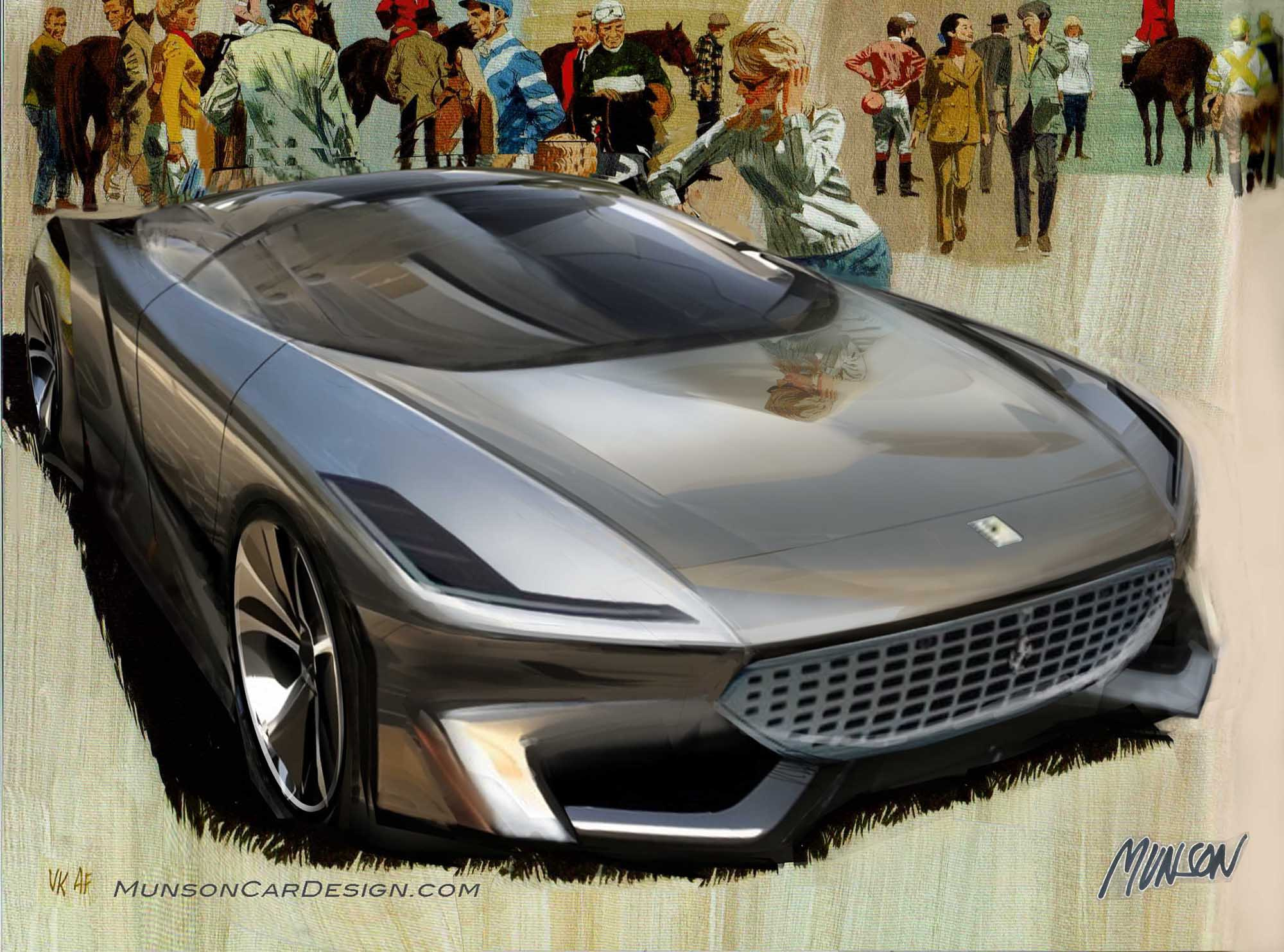 Ferrari using Photoshop and Vizcom.ai