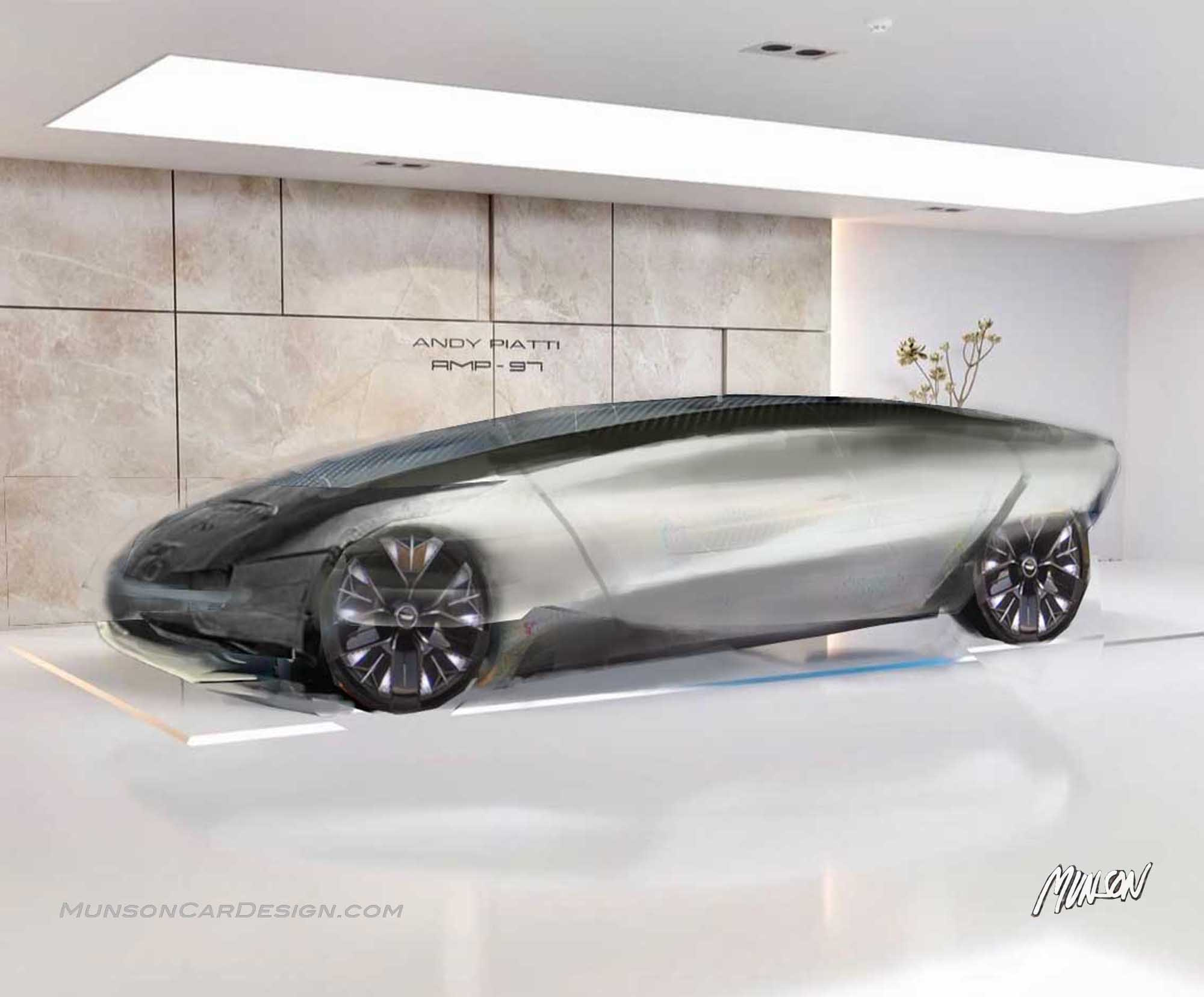 Early experimentation sketch using Photoshop