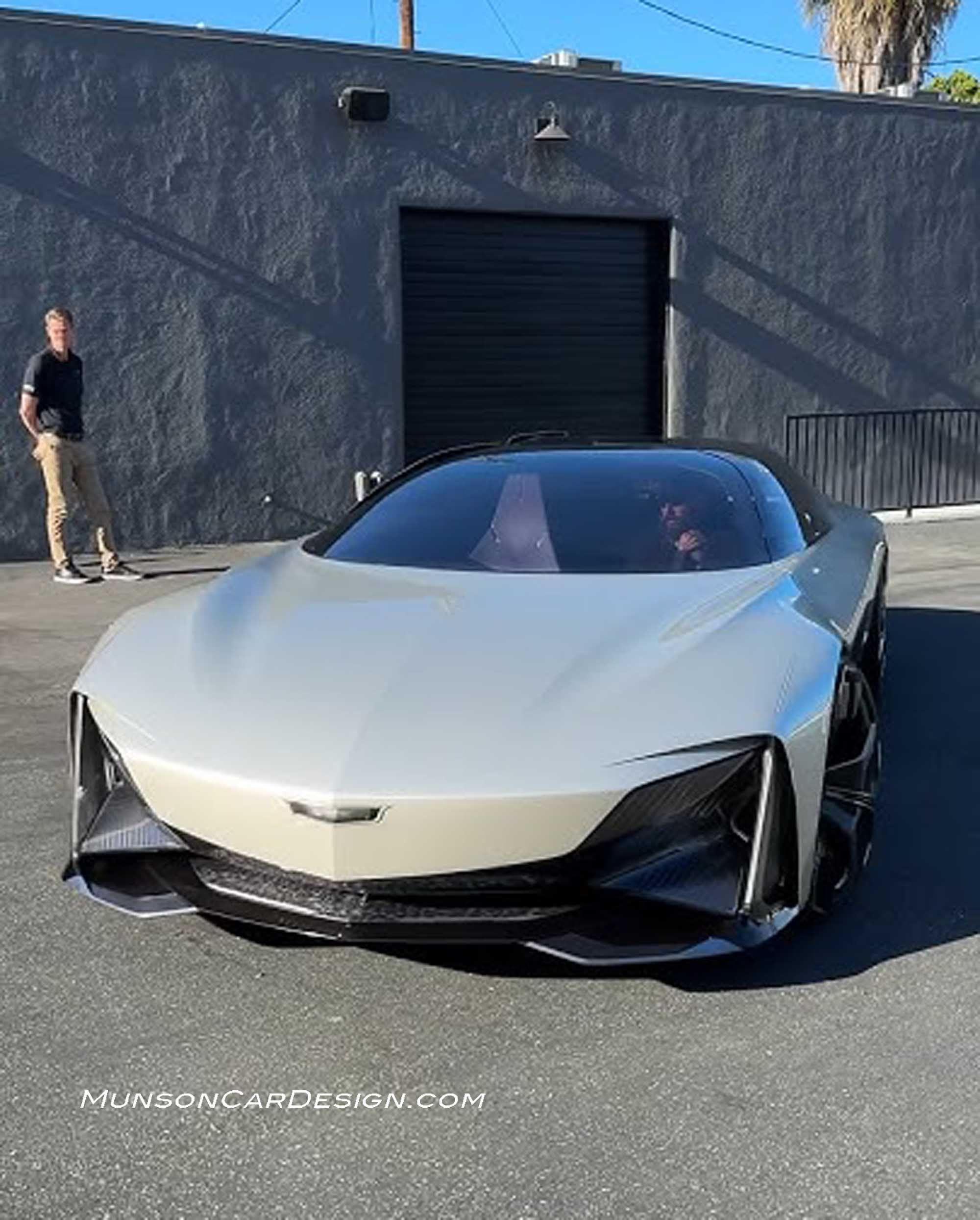 Cadillac Opulent Velocity front 3/4 concept car image