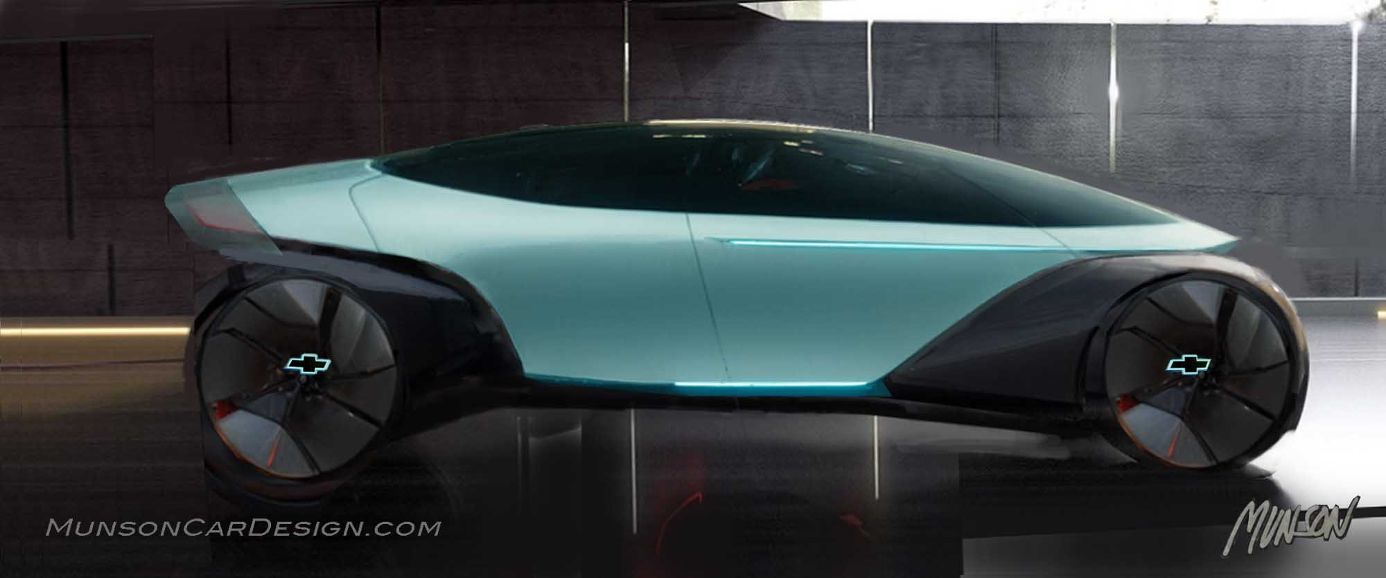 Chevrolet Future Vision using Adobe Photoshop and Vizcom.ai