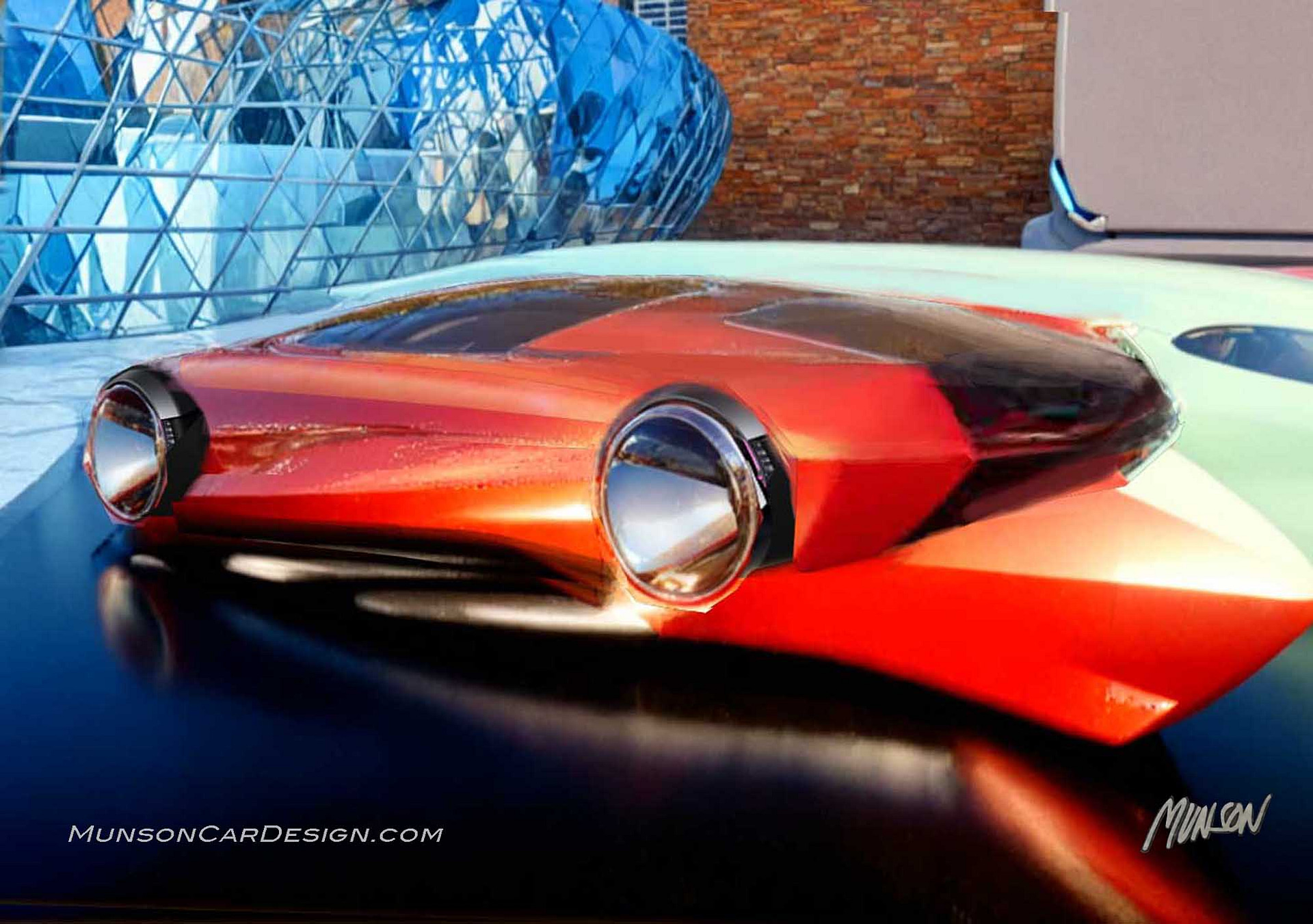 Camaro using Adobe Photoshop