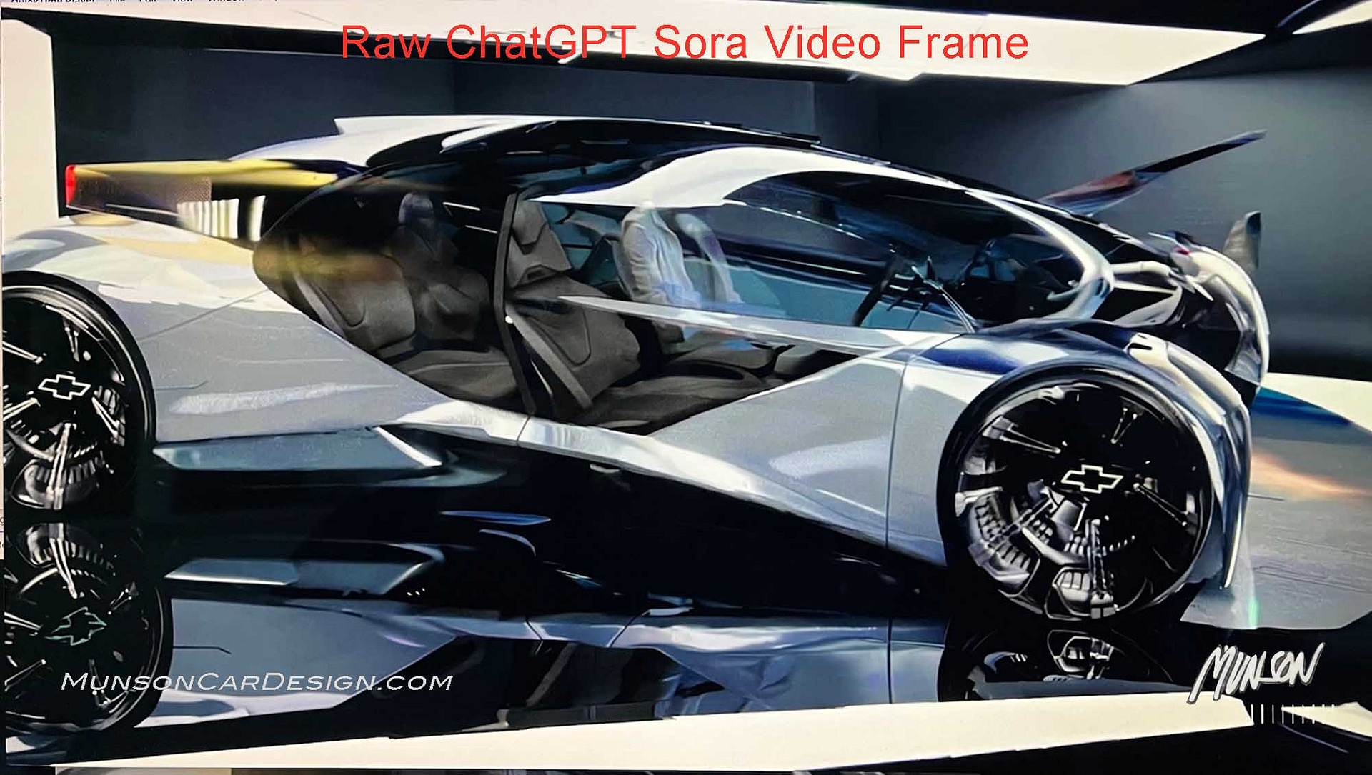 Raw Sora video still frame