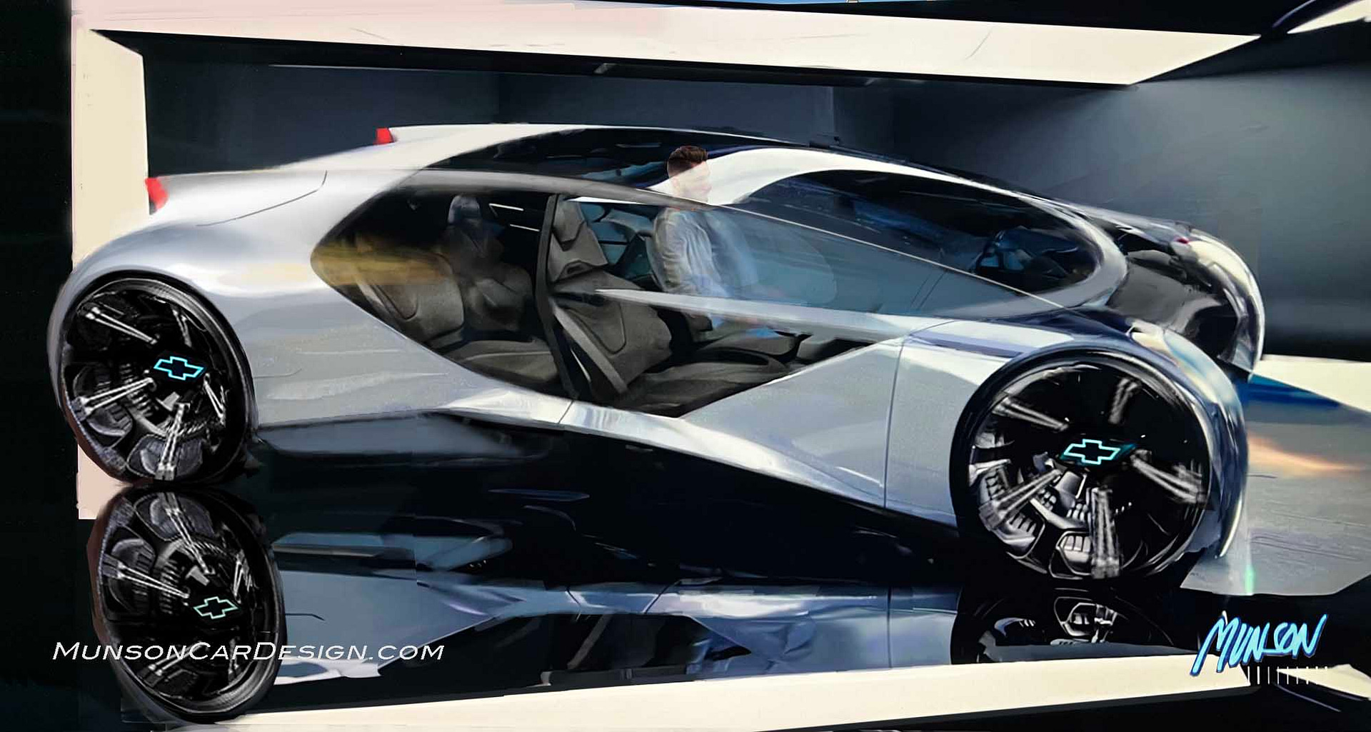 Chevrolet Envision using Adobe Photoshop, Vizcom.ai and ChatGPT Sora