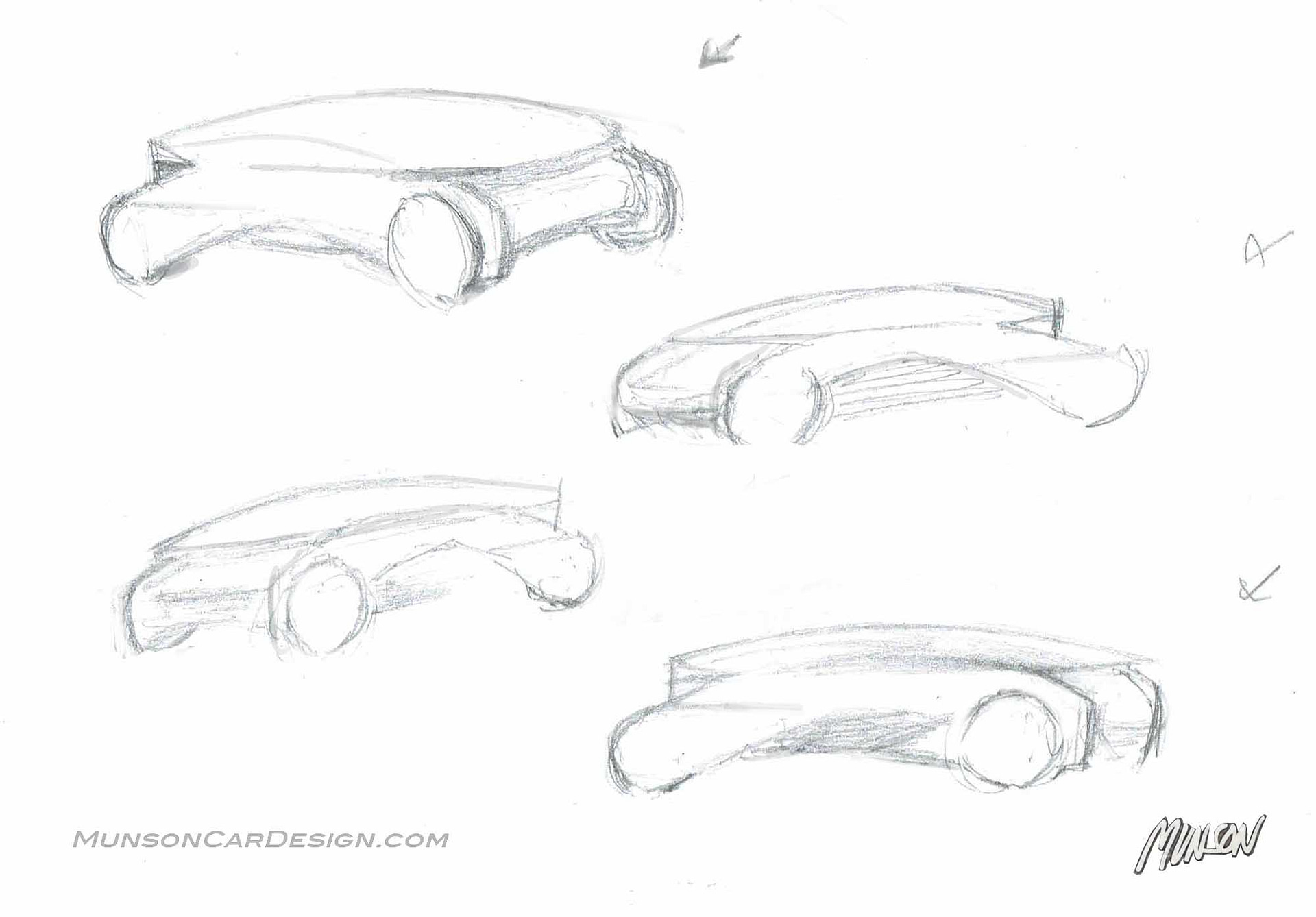 raw pencil sketches on paper