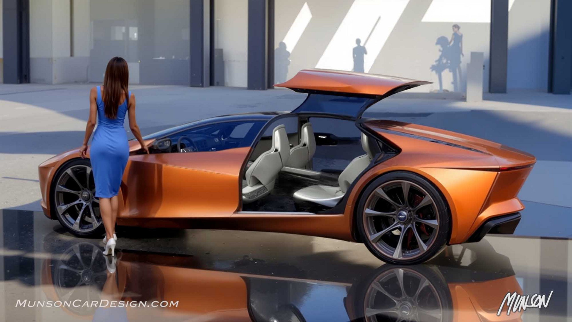 Cadillac Vision using Adobe Photoshop and Vizcom.ai