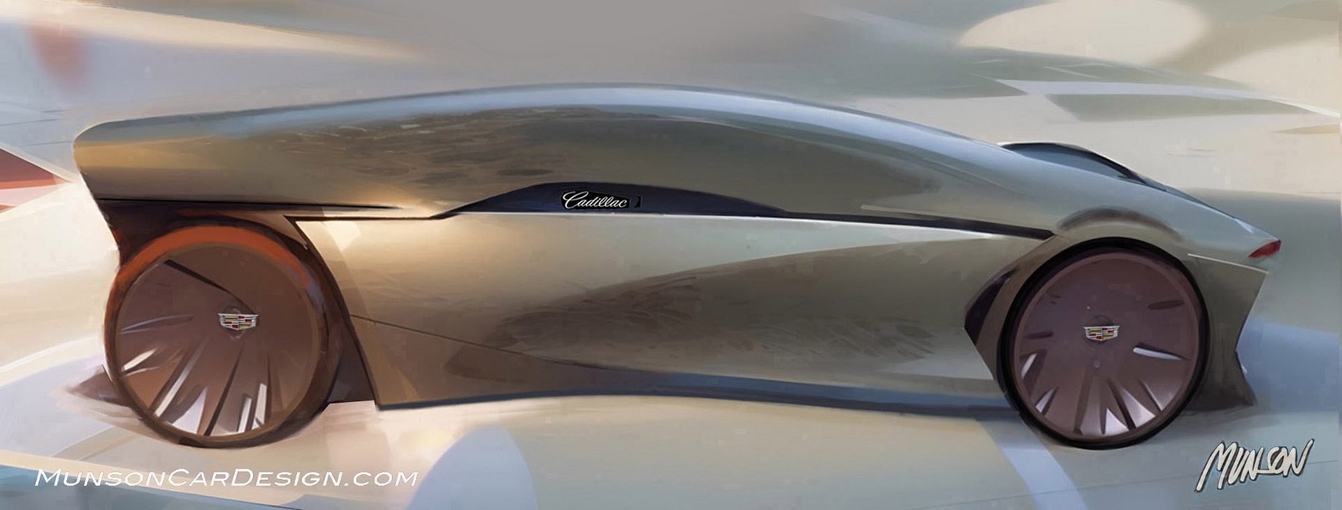 Original future Cadillac Vision using Adobe Photoshop and Vizcom.ai