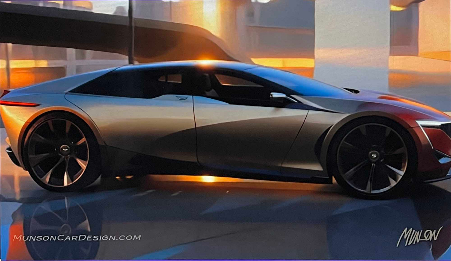 Cadillac Vision transition still frame with Vizcom.ai animation