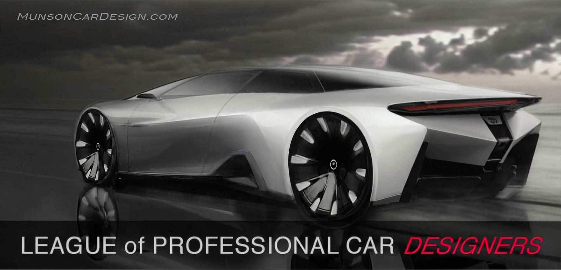 Rear 3/4 design derived from Vizcom animation still frame